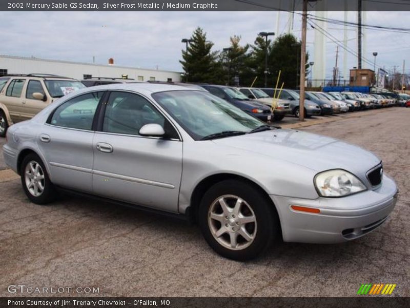 Silver Frost Metallic / Medium Graphite 2002 Mercury Sable GS Sedan