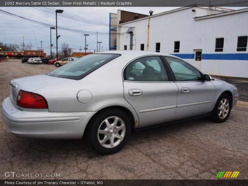 Silver Frost Metallic / Medium Graphite 2002 Mercury Sable GS Sedan