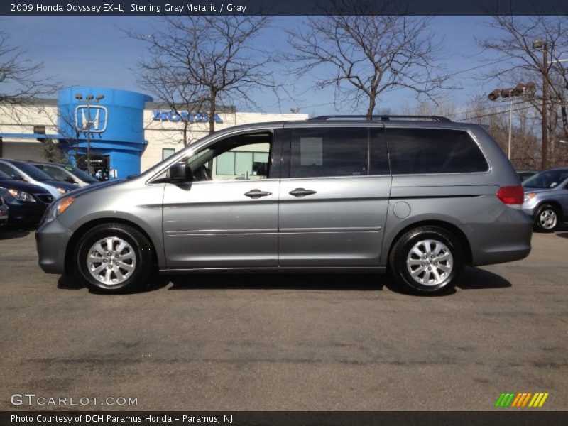Sterling Gray Metallic / Gray 2009 Honda Odyssey EX-L