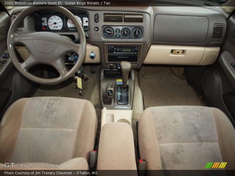 Dashboard of 2002 Montero Sport ES