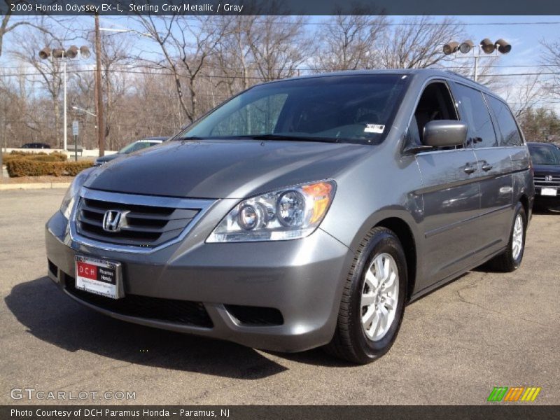 Sterling Gray Metallic / Gray 2009 Honda Odyssey EX-L