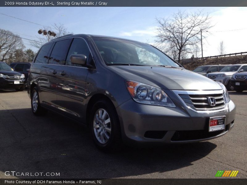 Sterling Gray Metallic / Gray 2009 Honda Odyssey EX-L