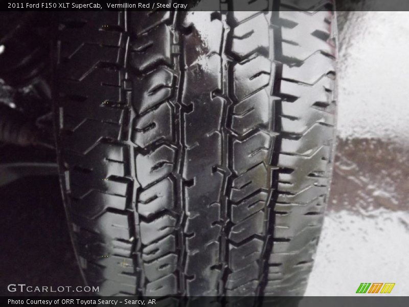 Vermillion Red / Steel Gray 2011 Ford F150 XLT SuperCab