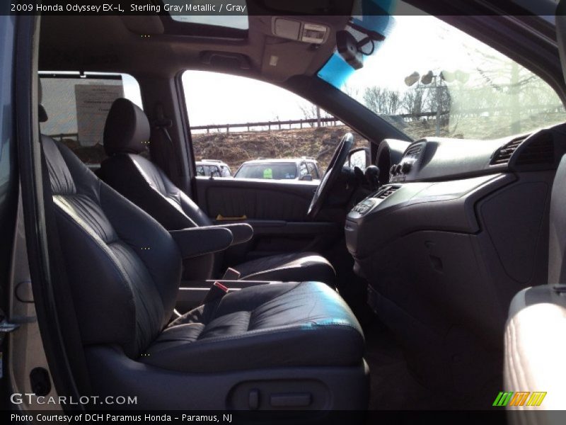 Sterling Gray Metallic / Gray 2009 Honda Odyssey EX-L