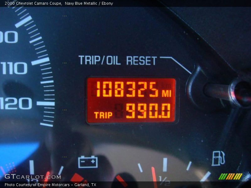 Navy Blue Metallic / Ebony 2000 Chevrolet Camaro Coupe