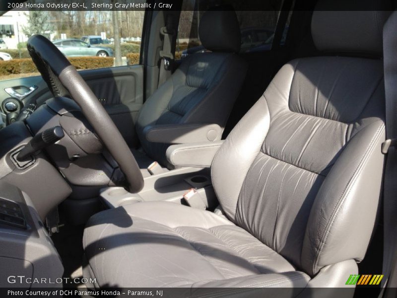 Sterling Gray Metallic / Gray 2009 Honda Odyssey EX-L