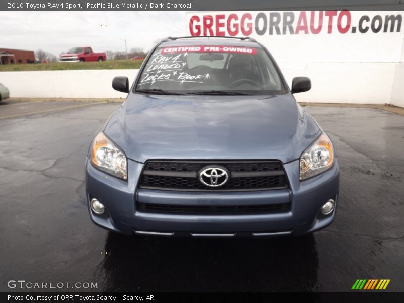 Pacific Blue Metallic / Dark Charcoal 2010 Toyota RAV4 Sport