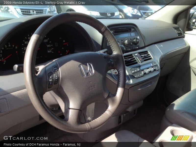 Sterling Gray Metallic / Gray 2009 Honda Odyssey EX-L
