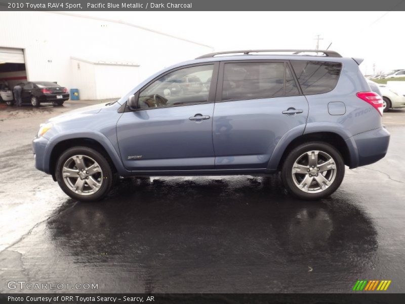 Pacific Blue Metallic / Dark Charcoal 2010 Toyota RAV4 Sport