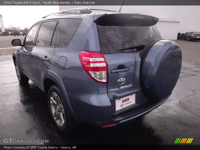 Pacific Blue Metallic / Dark Charcoal 2010 Toyota RAV4 Sport