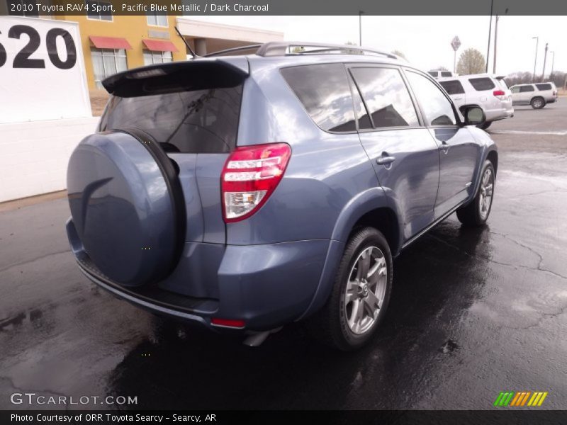 Pacific Blue Metallic / Dark Charcoal 2010 Toyota RAV4 Sport