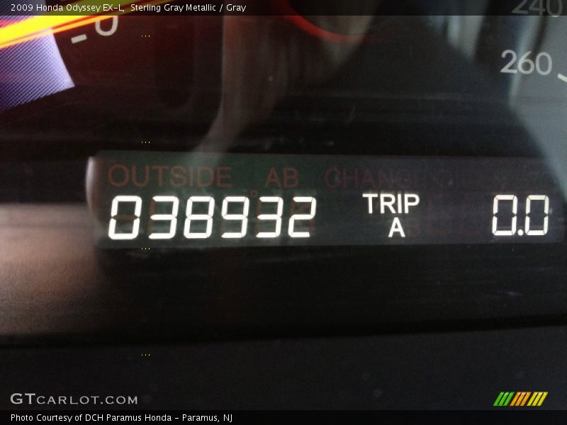 Sterling Gray Metallic / Gray 2009 Honda Odyssey EX-L