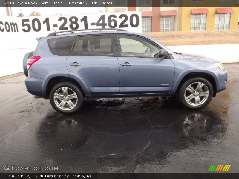 Pacific Blue Metallic / Dark Charcoal 2010 Toyota RAV4 Sport