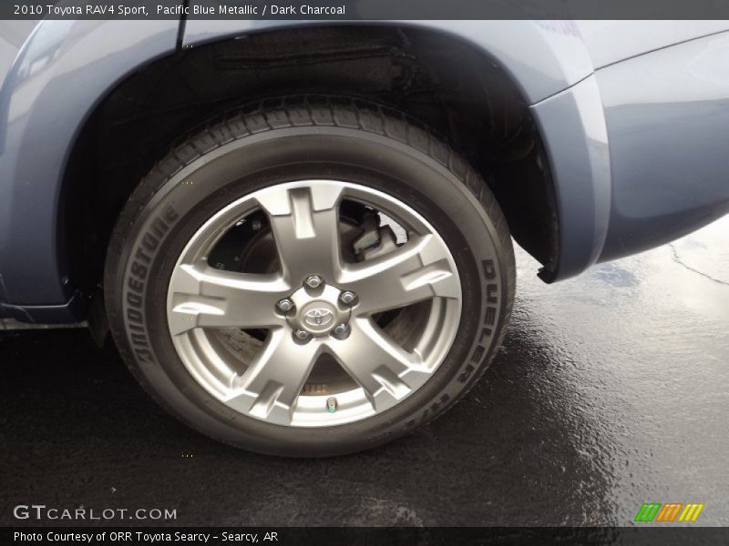 Pacific Blue Metallic / Dark Charcoal 2010 Toyota RAV4 Sport