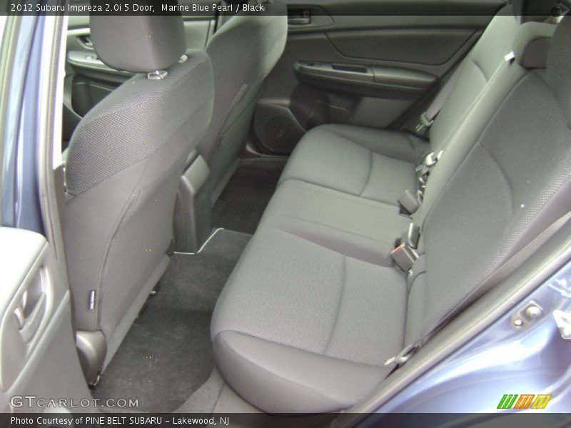 Marine Blue Pearl / Black 2012 Subaru Impreza 2.0i 5 Door