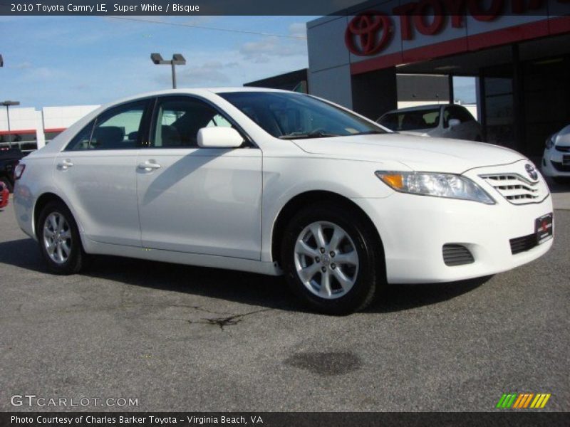 Super White / Bisque 2010 Toyota Camry LE