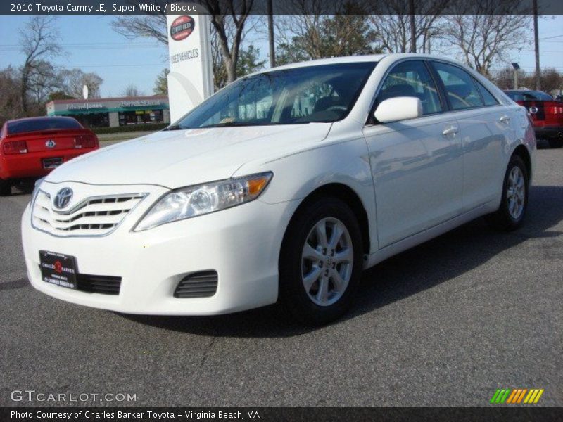Super White / Bisque 2010 Toyota Camry LE