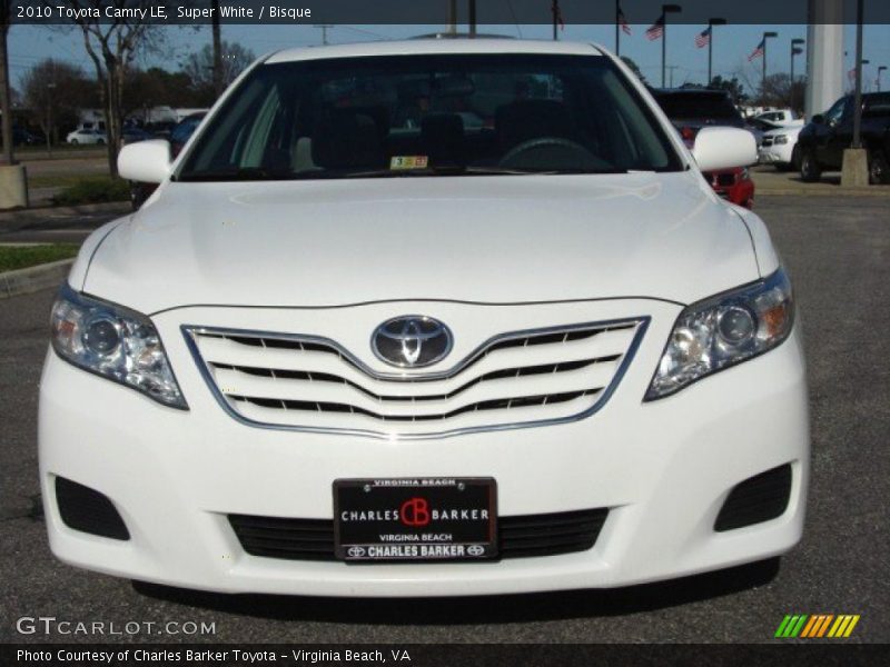 Super White / Bisque 2010 Toyota Camry LE