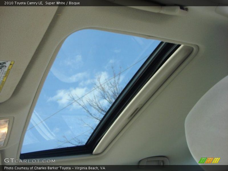 Super White / Bisque 2010 Toyota Camry LE
