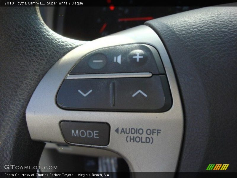 Super White / Bisque 2010 Toyota Camry LE