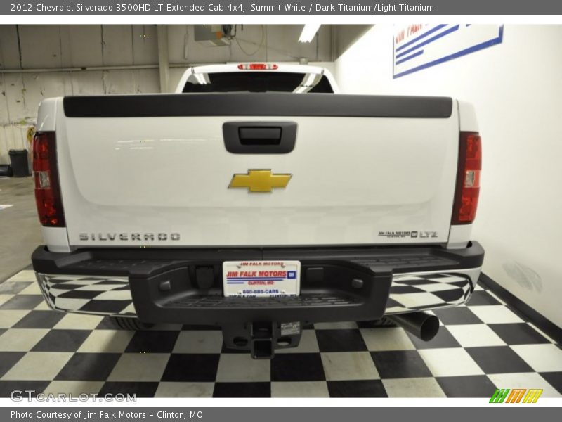 Summit White / Dark Titanium/Light Titanium 2012 Chevrolet Silverado 3500HD LT Extended Cab 4x4