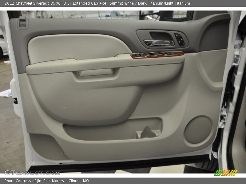 Summit White / Dark Titanium/Light Titanium 2012 Chevrolet Silverado 3500HD LT Extended Cab 4x4