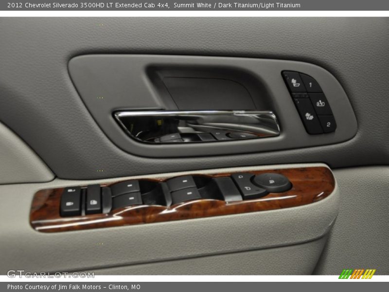 Summit White / Dark Titanium/Light Titanium 2012 Chevrolet Silverado 3500HD LT Extended Cab 4x4