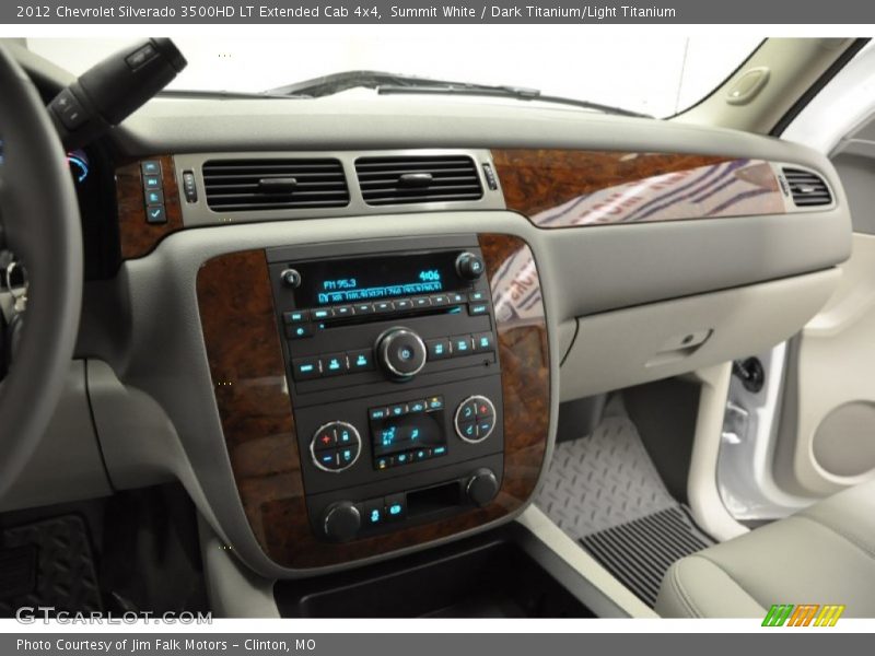 Summit White / Dark Titanium/Light Titanium 2012 Chevrolet Silverado 3500HD LT Extended Cab 4x4