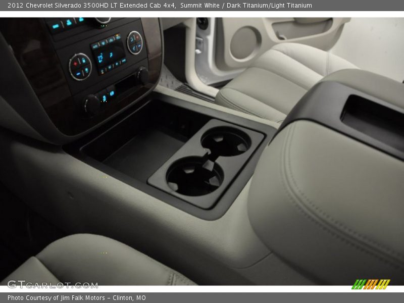 Summit White / Dark Titanium/Light Titanium 2012 Chevrolet Silverado 3500HD LT Extended Cab 4x4
