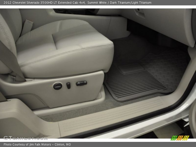 Summit White / Dark Titanium/Light Titanium 2012 Chevrolet Silverado 3500HD LT Extended Cab 4x4