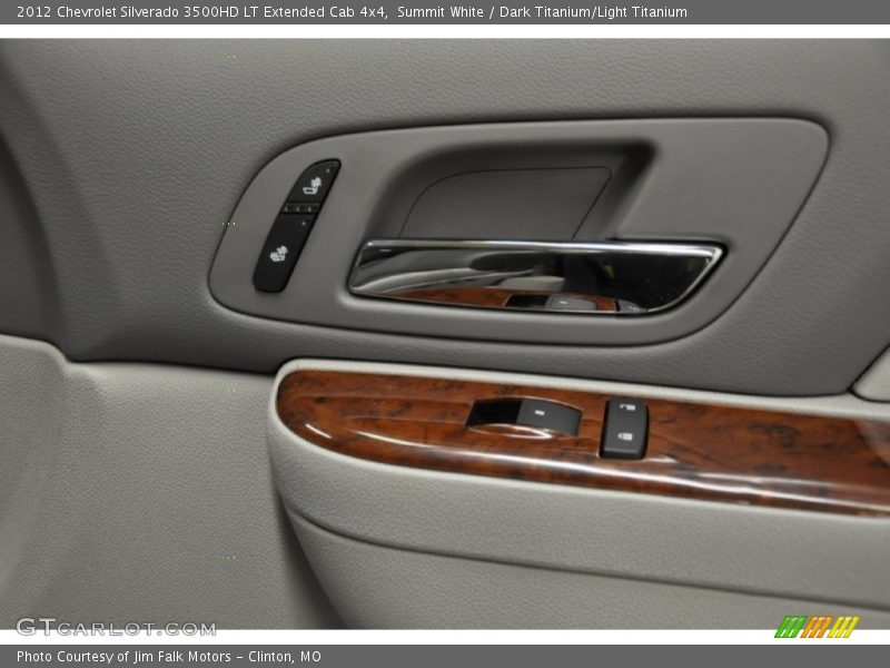 Summit White / Dark Titanium/Light Titanium 2012 Chevrolet Silverado 3500HD LT Extended Cab 4x4