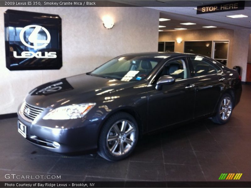 Smokey Granite Mica / Black 2009 Lexus ES 350
