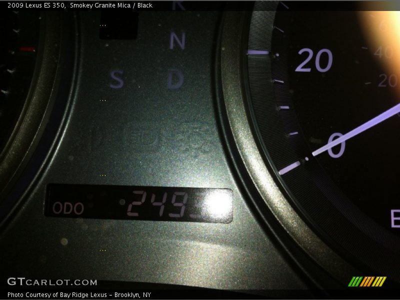 Smokey Granite Mica / Black 2009 Lexus ES 350