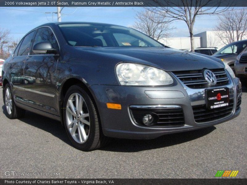 Platinum Grey Metallic / Anthracite Black 2006 Volkswagen Jetta 2.0T Sedan