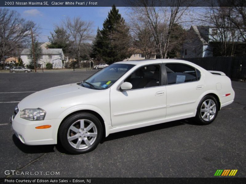 Glacier White Pearl / Frost 2003 Nissan Maxima SE