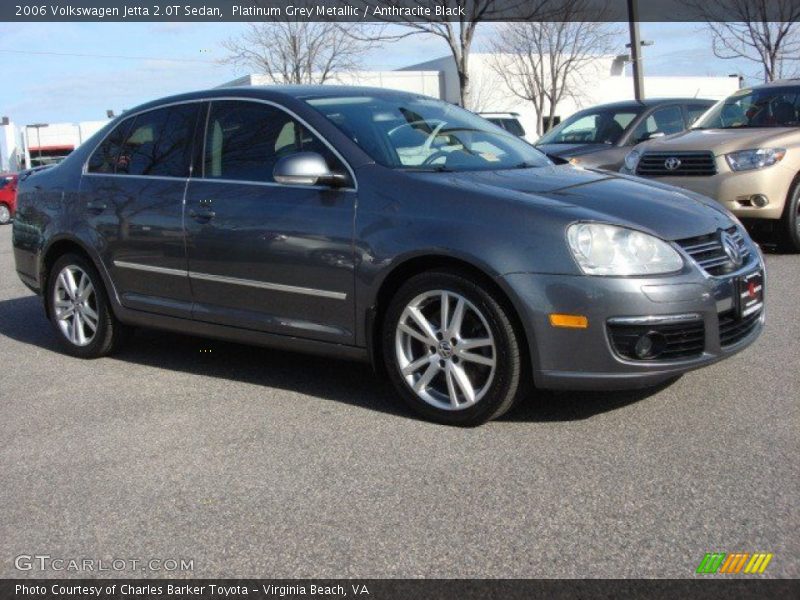 Platinum Grey Metallic / Anthracite Black 2006 Volkswagen Jetta 2.0T Sedan
