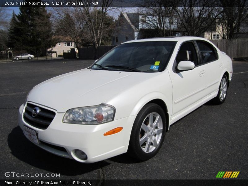 Glacier White Pearl / Frost 2003 Nissan Maxima SE
