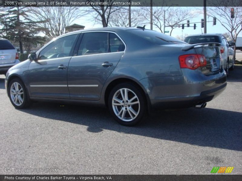 Platinum Grey Metallic / Anthracite Black 2006 Volkswagen Jetta 2.0T Sedan