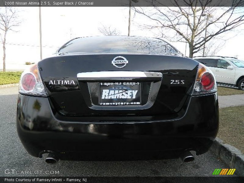 Super Black / Charcoal 2008 Nissan Altima 2.5 S