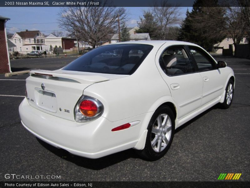 Glacier White Pearl / Frost 2003 Nissan Maxima SE