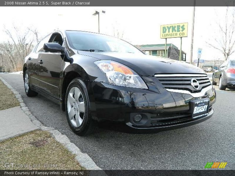 Super Black / Charcoal 2008 Nissan Altima 2.5 S