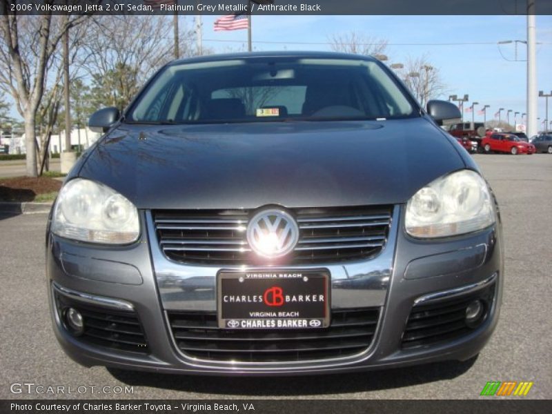 Platinum Grey Metallic / Anthracite Black 2006 Volkswagen Jetta 2.0T Sedan