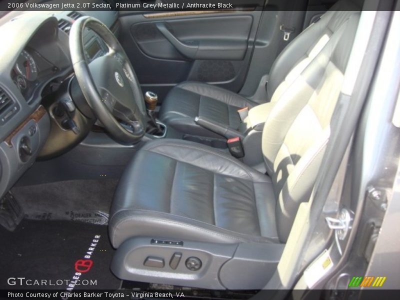 Platinum Grey Metallic / Anthracite Black 2006 Volkswagen Jetta 2.0T Sedan