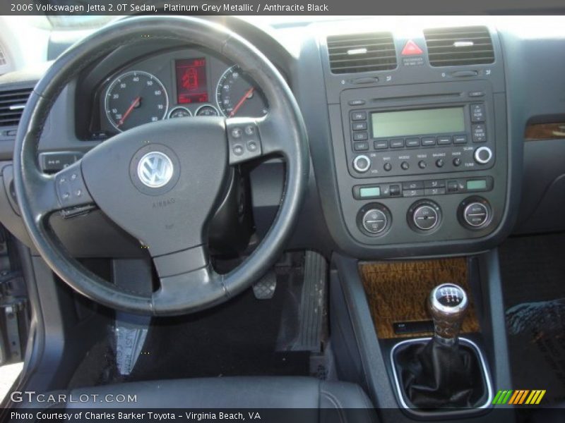 Platinum Grey Metallic / Anthracite Black 2006 Volkswagen Jetta 2.0T Sedan