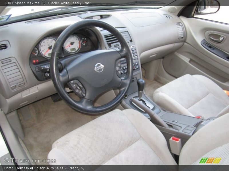 Glacier White Pearl / Frost 2003 Nissan Maxima SE