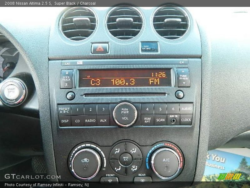 Super Black / Charcoal 2008 Nissan Altima 2.5 S