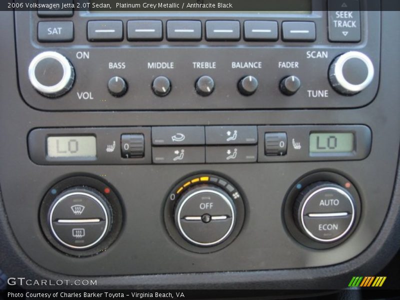 Controls of 2006 Jetta 2.0T Sedan