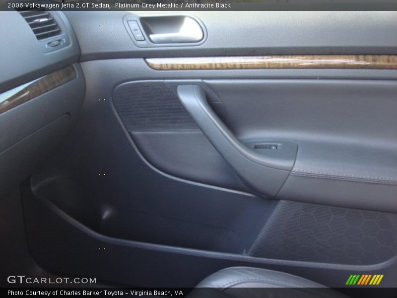 Platinum Grey Metallic / Anthracite Black 2006 Volkswagen Jetta 2.0T Sedan