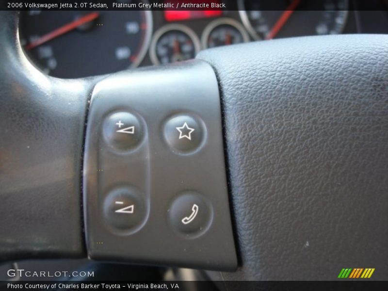 Platinum Grey Metallic / Anthracite Black 2006 Volkswagen Jetta 2.0T Sedan