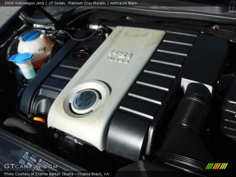 Platinum Grey Metallic / Anthracite Black 2006 Volkswagen Jetta 2.0T Sedan